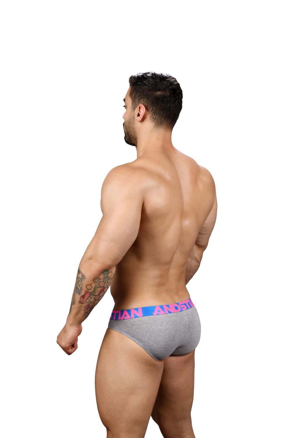 Happy Slipy ANDREW CHRISTIAN Almost Naked Heather Grey5